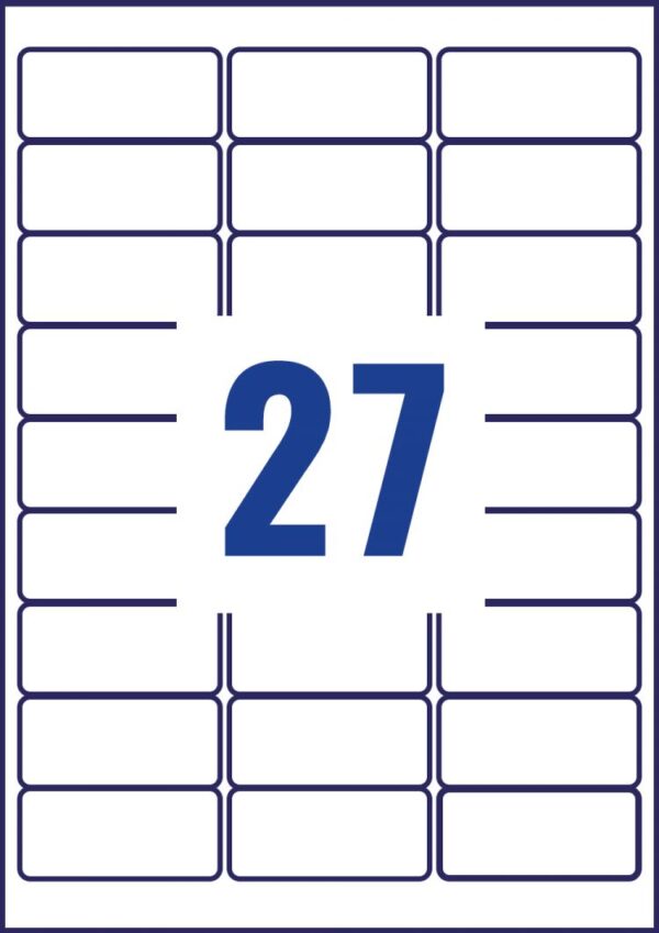 Avery L6114-20 Anti-Tamper Labels 20 sheets - 27 Labels per Sheet
