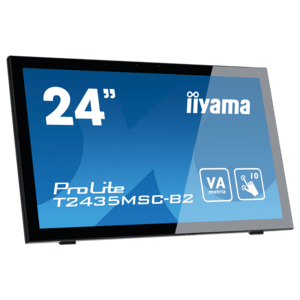 iiyama-T24XX iiyama ProLite T2452MSC-B1, Full HD, USB, kit (USB), black - Image 1