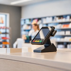 Modern retail checkout terminal