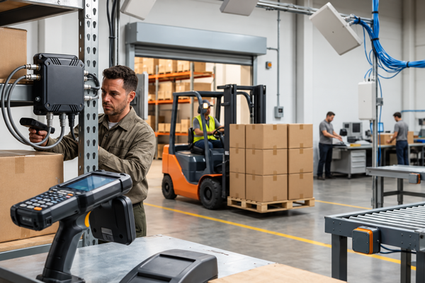 Warehouse data capture equipment supporting packing and distribution operations